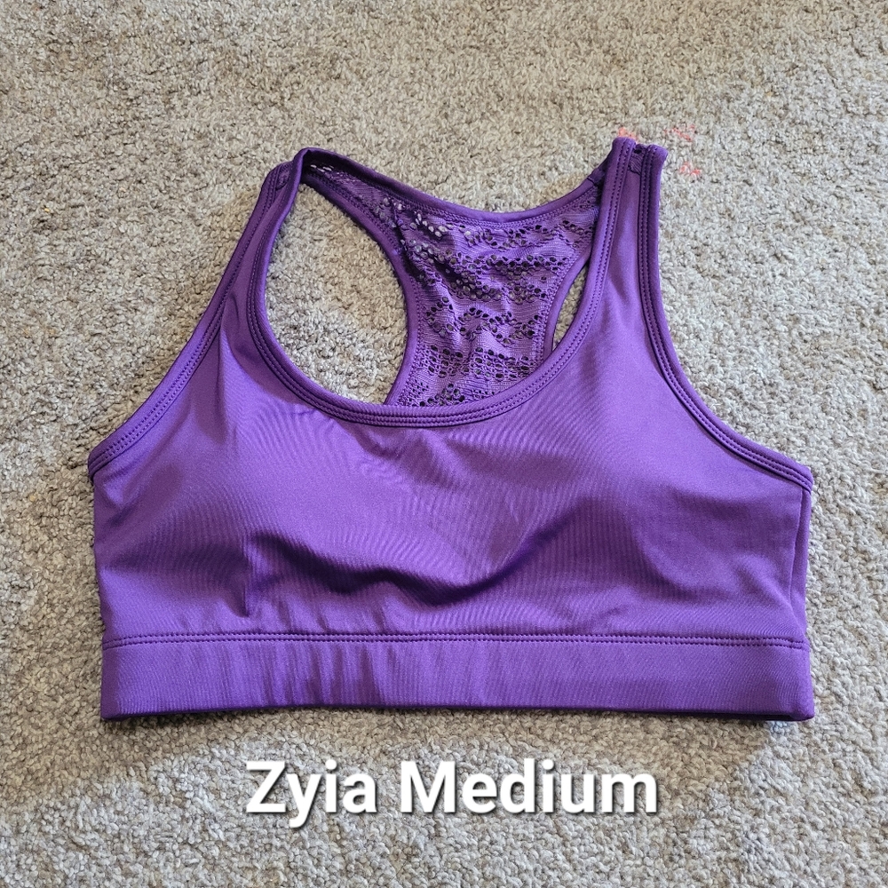 ZYIA Purple Sports Bra